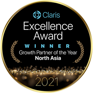 Claris Japan Excellence Award WINNER 2021